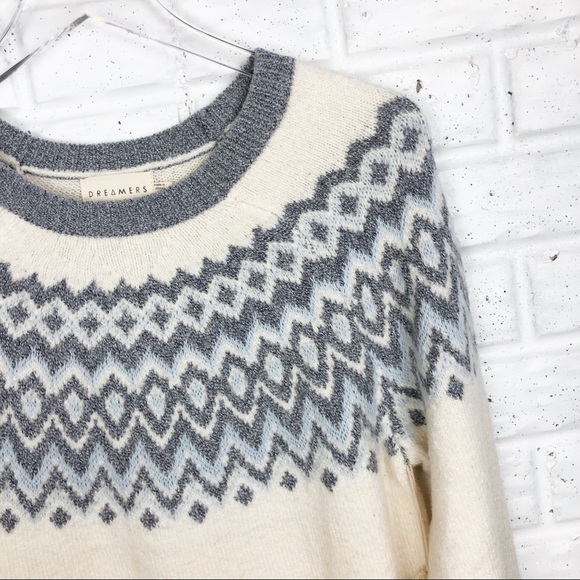 DREAMERS. fair isle soft sweater | crewneck - Picture 5 of 8